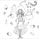 Magical School Girl Witch