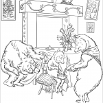 The Papa Bear is Looking Under the...