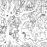 Three Ghosts in a Haunted Woods