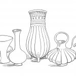 Aztec Ancient Vases and Vessels