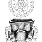Aztec Funeral Vase and Cover