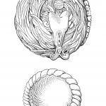 Aztec Serpent Figures