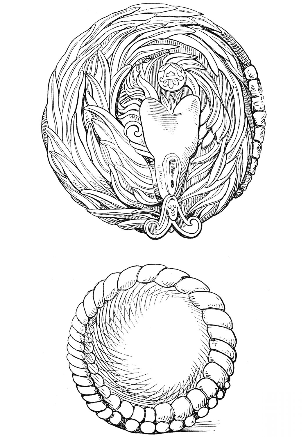 Aztec Serpent Figures