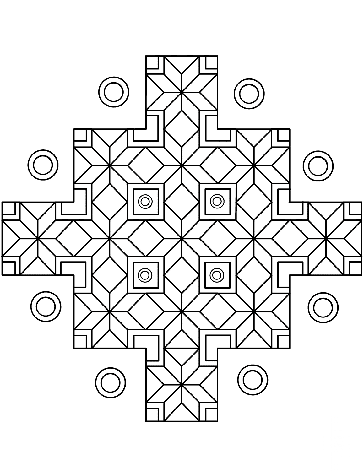 Indian Geometric Pattern