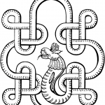 Indian Design with Snake