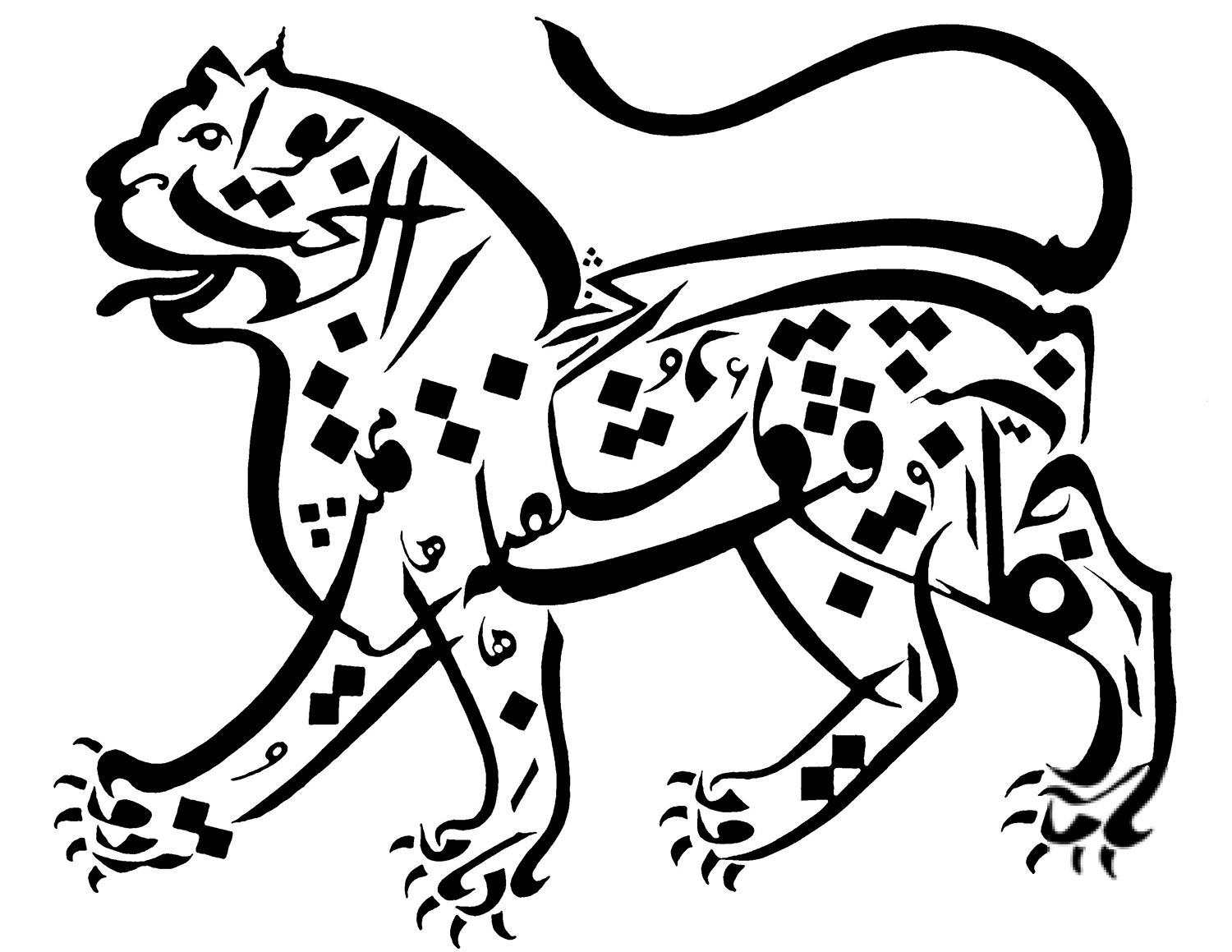 Indian Lion Design