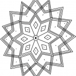 Indian Pattern with Octagram Star