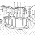 Kitchen with Bar Counter