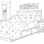 Bedroom in the Provence Style