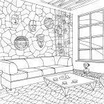 Living Room in African Style