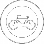 "No Bicycles" Sign in Italy