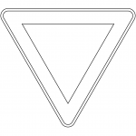 "Give Way" Sign in Italy