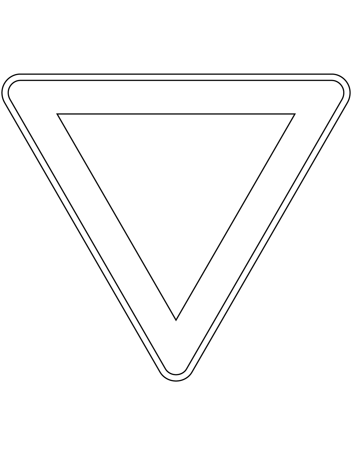 "Give Way" Sign in Italy