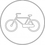 "Bicycles Only" Sign in Italy