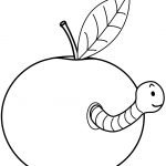 Worm is Coming out of Apple