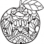 Zentangle Apple
