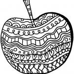 Apple with Pattern