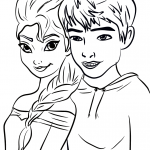 Elsa and Jack Frost