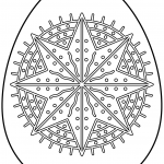 Easter Egg with Octagram Star