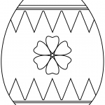 Easter Egg with Flower