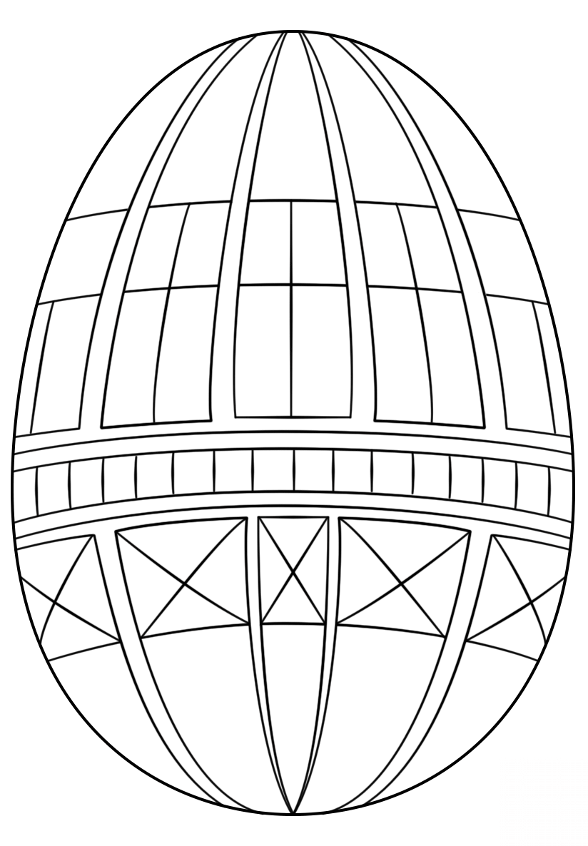 Geometric Easter Egg