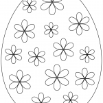 Easter Egg with Flowers