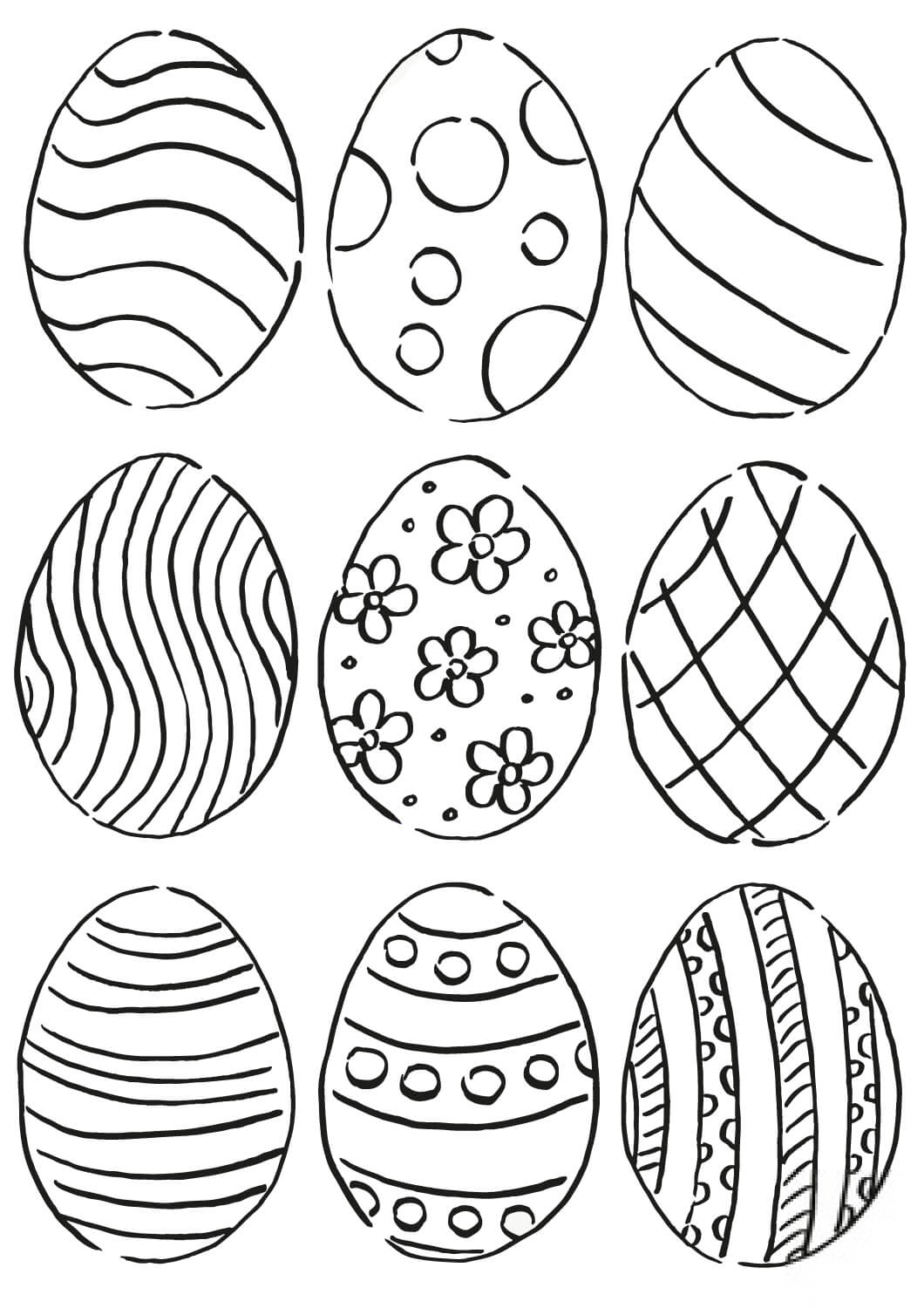 Easter Eggs Pattern