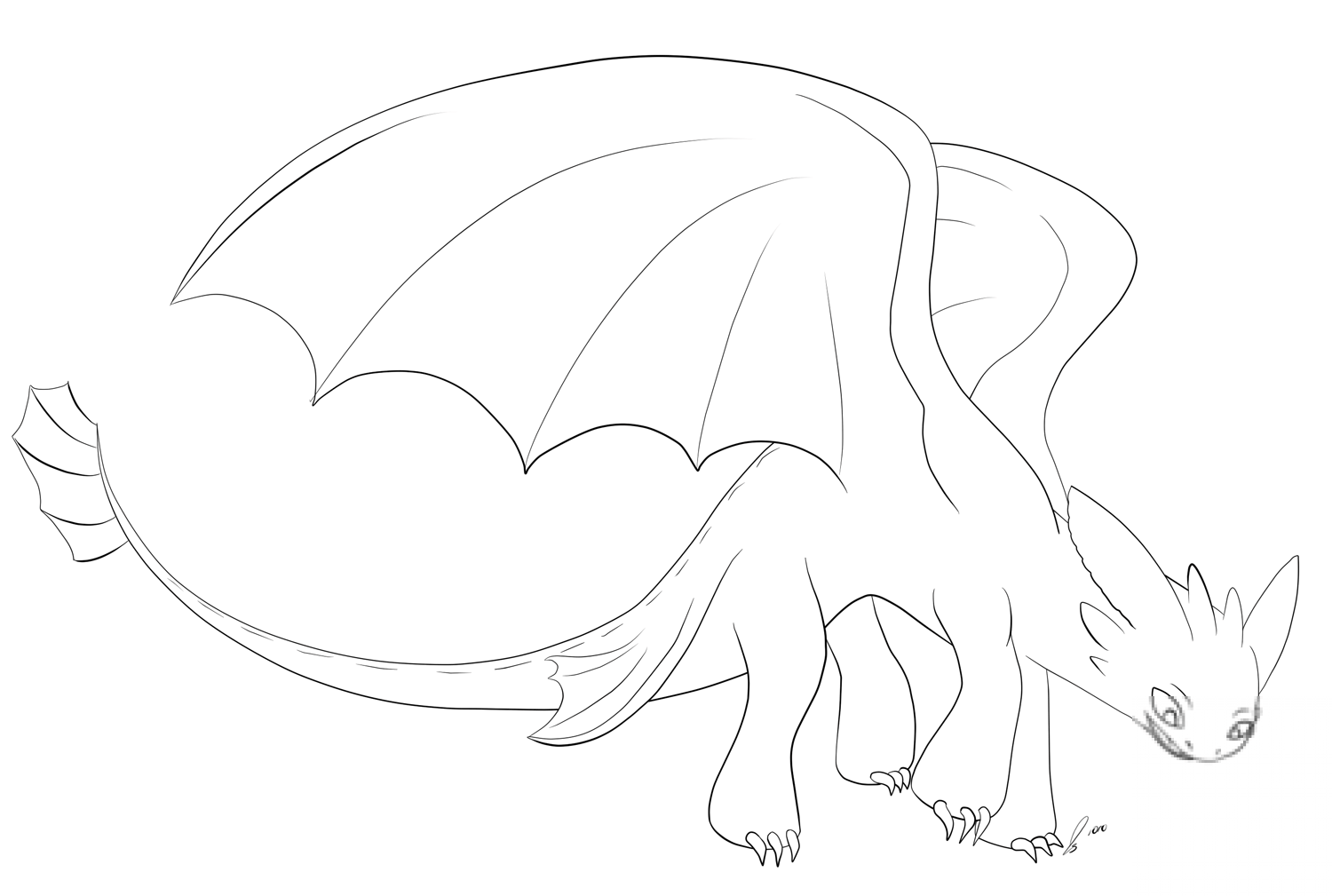 kolorowanka Jak wytresować smoka