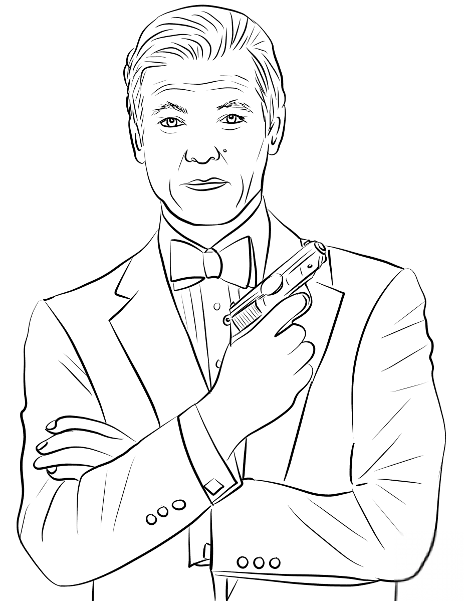 Roger Moore as James Bond