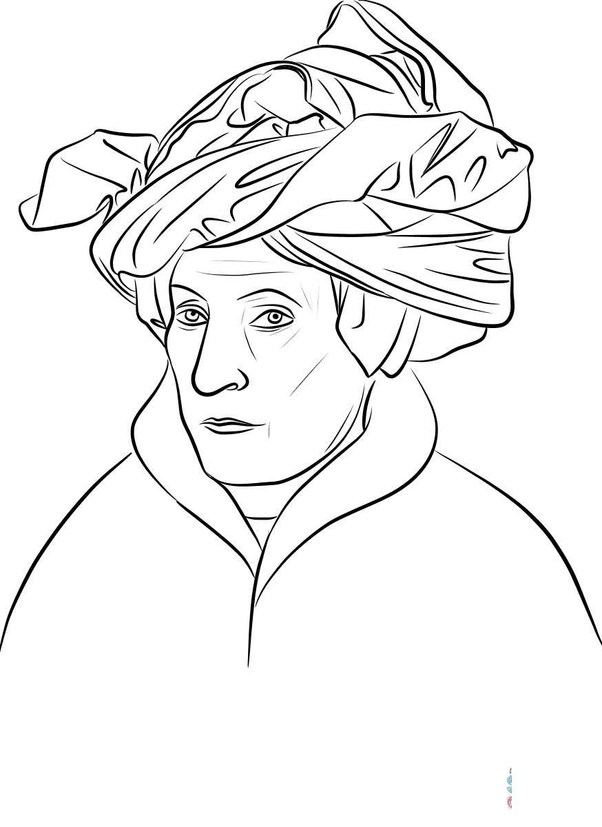 Portrait of a Man by Jan Van Eyck