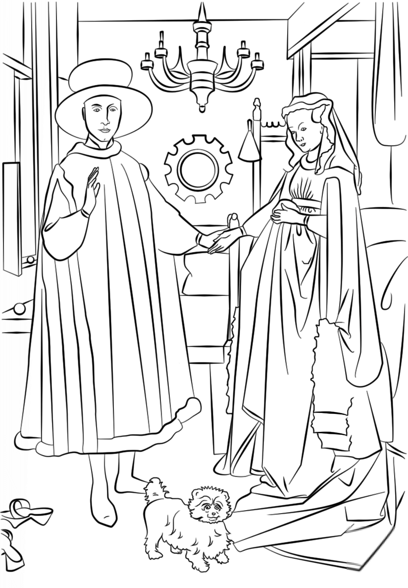 Portret małżonków Arnolfinich Jana...