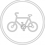 "Bicycles Only" Sign in Japan