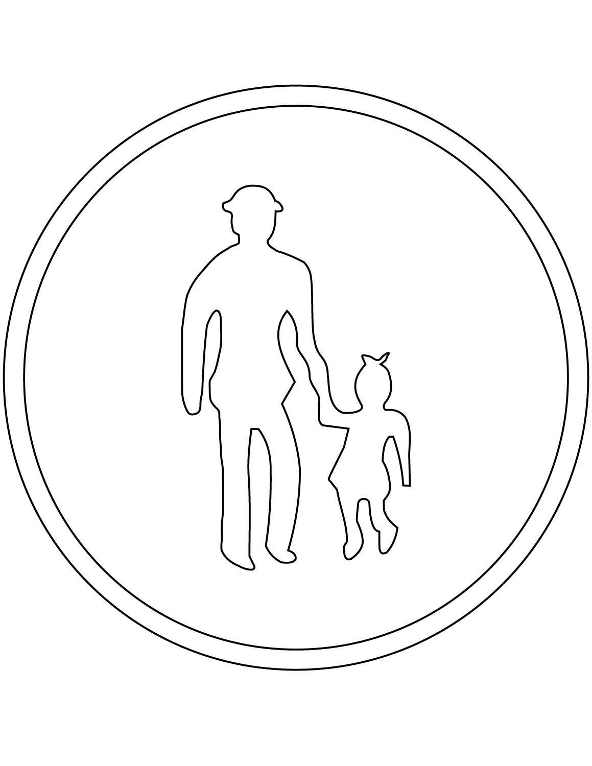 "Pedestrians Only" Sign in Japan