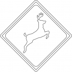 "Wild Animals Crossing" Sign in Japan