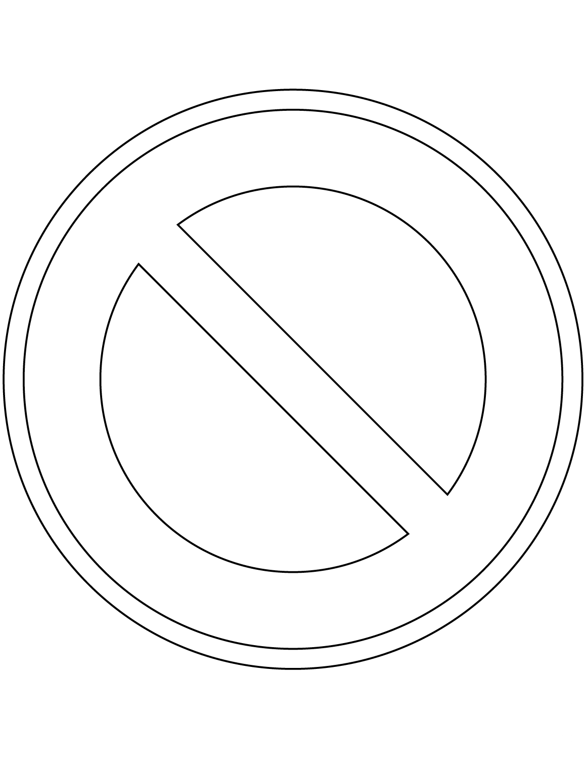 "No Parking" Sign in Japan