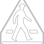 "Pedestrian Crossing" Sign in Japan