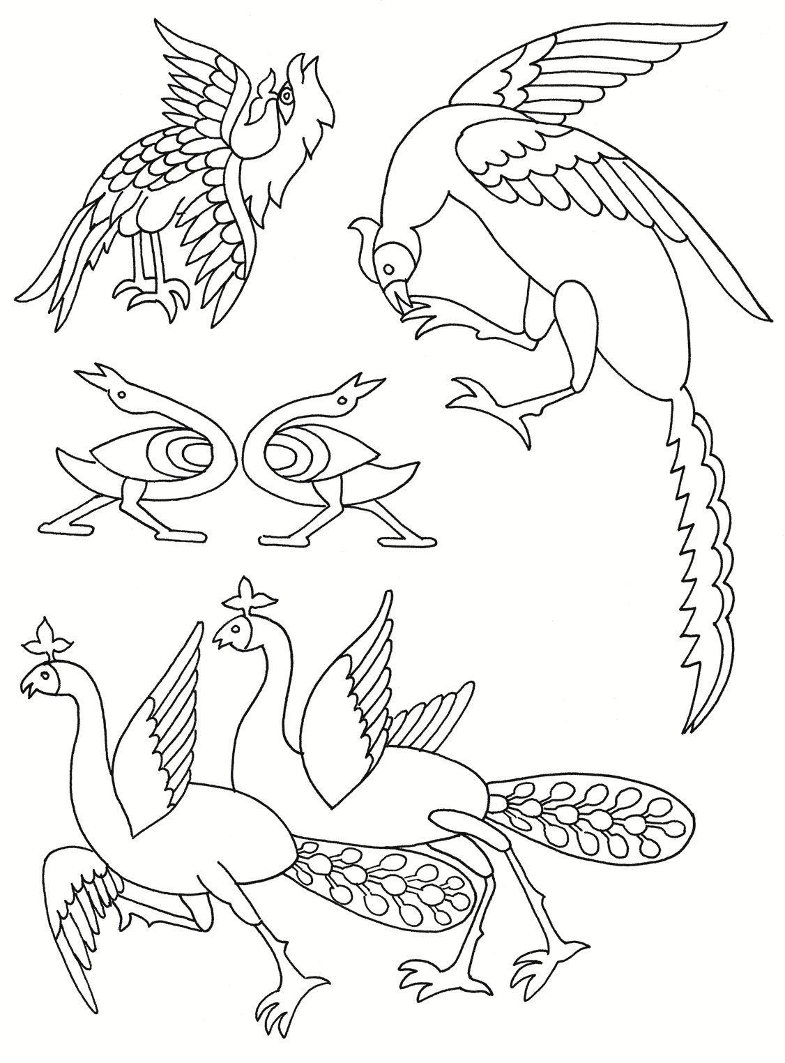 Stylised Birds