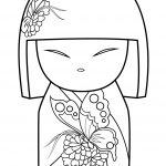 Laleczka Kimmi ze wzorem motylka