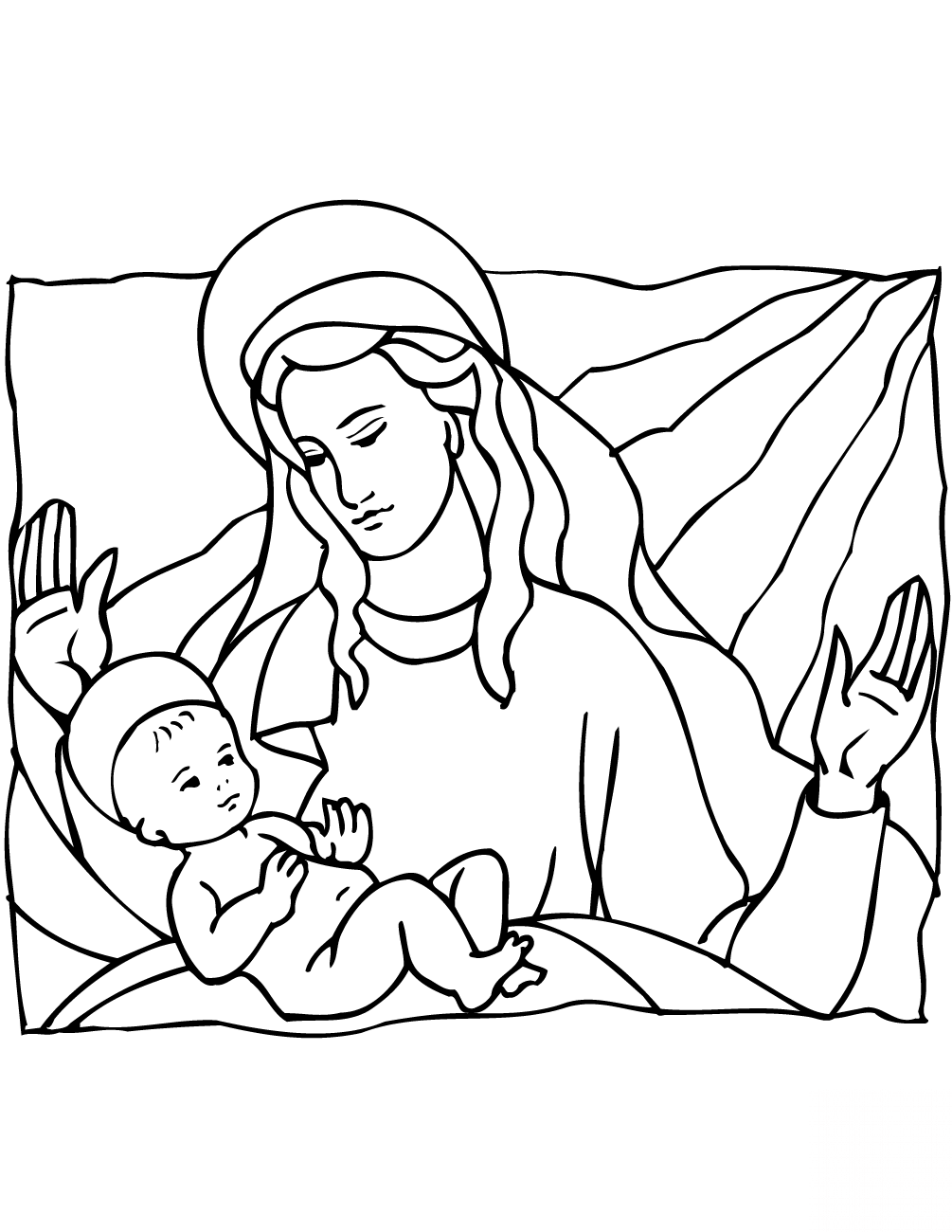 Mary and Baby Jesus