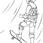 Girl Skateboarder