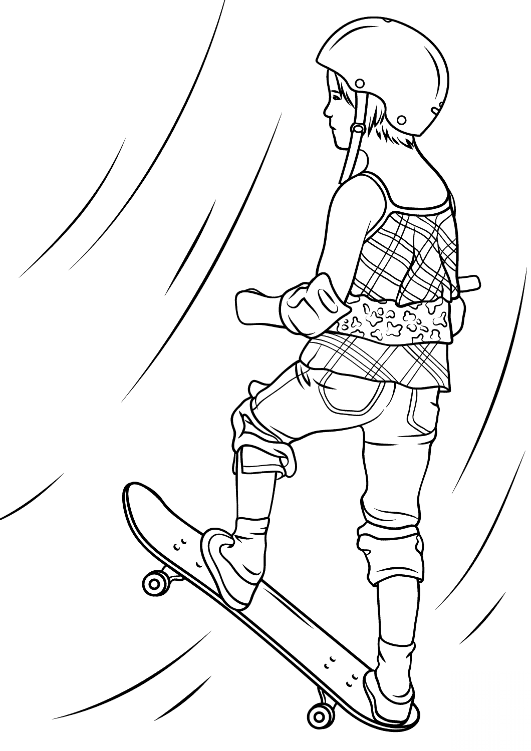 Girl Skateboarder
