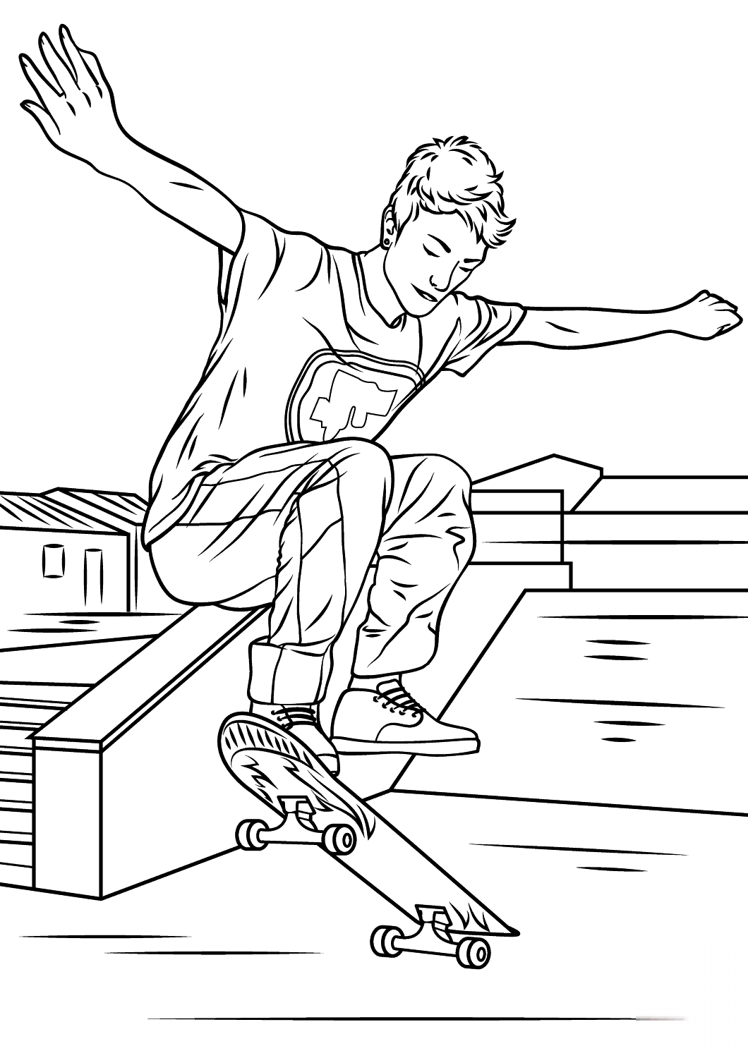 Skateboarding Trick
