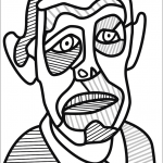 Jean Dubuffet Self Portrait