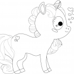 Animowany jednorożec