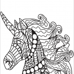 Unicorn Zentangle