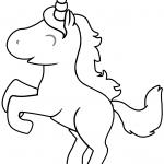 Cute Cartoon Unicorn