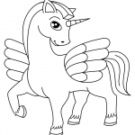 Cute Winged Unicorn