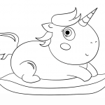 Młodziutki jednorożec z Chibi