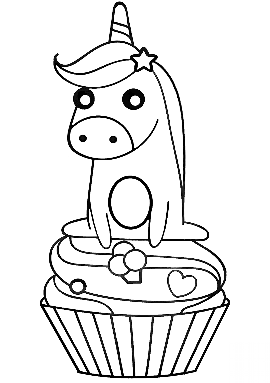 Unicorn on Cupcake