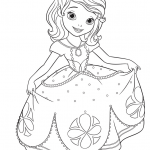 Princess Sofia Curtseying